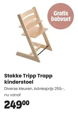 Babypark Stokke Tripp Trapp kinderstoel aanbieding