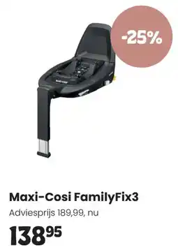 Babypark Maxi Cosi FamilyFix3 aanbieding