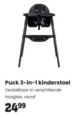 Babypark Puck 3 in 1 kinderstoel aanbieding