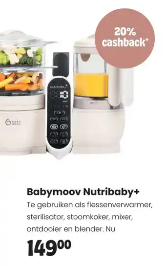 Babypark Babymoov Nutribaby+ aanbieding