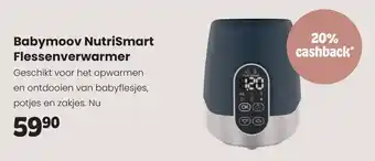 Babypark Babymoov NutriSmart Flessenverwarmer aanbieding