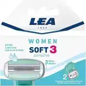 Bol.com LEA Soft 3 Sensitive scheermesje Vrouwen 3 stuk(s) aanbieding