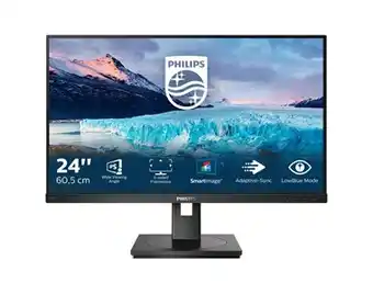 Bol.com Philips 242S1AE - Full HD Monitor - HDMI-DP-DVI - 24 inch aanbieding