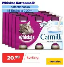 Bol.com Whiskas Kattenmelk aanbieding