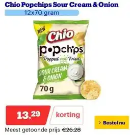 Bol.com Chio Popchips Sour Cream & Onion aanbieding