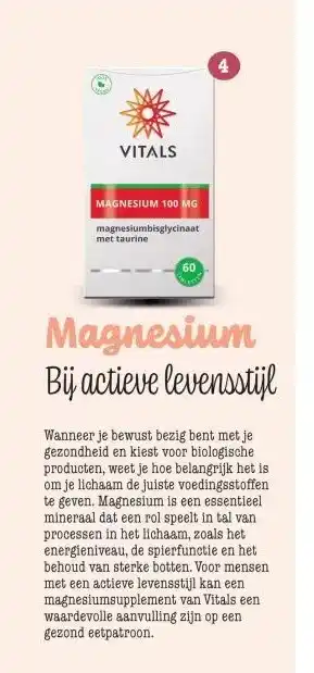 Ekoplaza Magnesium Bij actieve levensstijl aanbieding