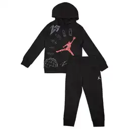 Foot Locker Jordan Elements Unisex Trainingspakken - Zwart - Maat: 98 - 104 CM - Katoen Fleece - Foot Locker aanbieding