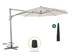 Kees Smit Shadowline Francisco zweefparasol ø 330cm aanbieding