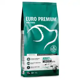 Zooplus 2x12kg Medium Adult Lam & Rijst Euro Premium Hondenvoer aanbieding