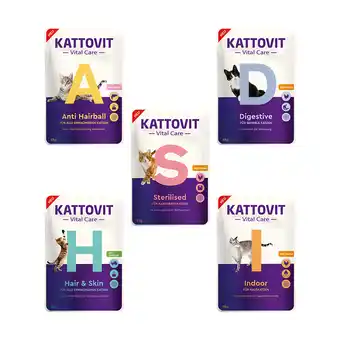 Zooplus 25x85g Kattovit Vital Care proefverpakking (5 soorten) nat kattenvoer aanbieding