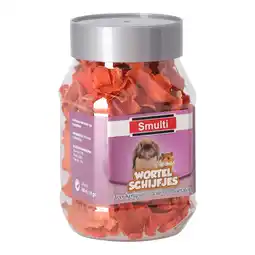 Van Cranenbroek Snack knaag wortelschijfjes 132G Smulti aanbieding