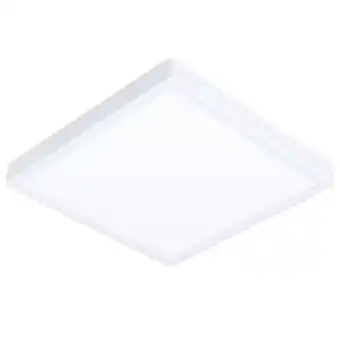Praxis EGLO plafondlamp LED Fueva 5 wit vierkant 28,5cm 20W aanbieding