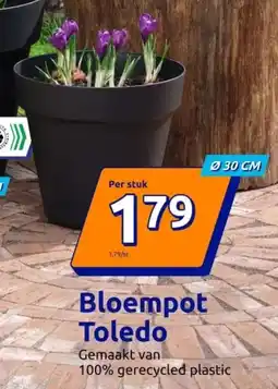 Action Bloempot Toledo aanbieding