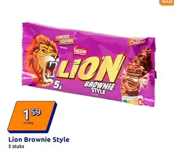 Action Lion Brownie Style aanbieding