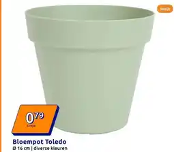 Action Bloempot Toledo aanbieding