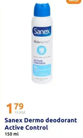 Action Sanex Dermo deodorant Active Control aanbieding