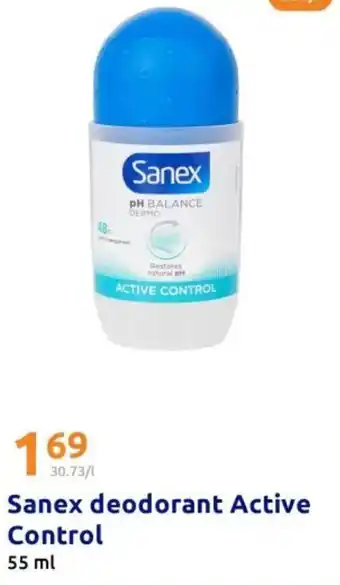 Action Sanex deodorant Active Control aanbieding