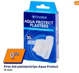 Action First Aid pleisterstrips Aqua Protect aanbieding