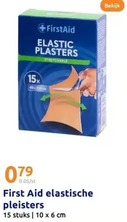 Action First Aid elastische pleisters aanbieding