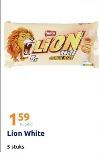 Action Lion White aanbieding