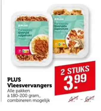 Coop PLUS Vleesvervangers aanbieding