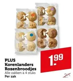 Coop PLUS Rozenbroodjes aanbieding