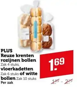 Coop PLUS Reuze krenten rozijnen bollen aanbieding