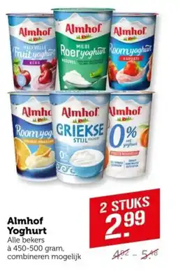 Coop Almhof Yoghurt aanbieding