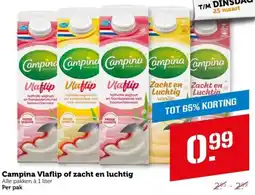 Coop Campina Vlaflip of zacht en luchtig aanbieding