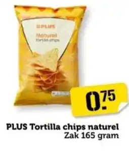 Coop PLUS Tortilla chips naturel aanbieding