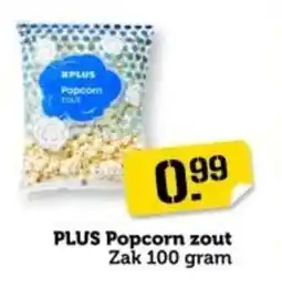 Coop PLUS Popcorn zout aanbieding