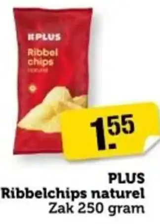 Coop Ribbelchips nature aanbieding