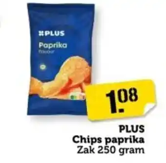 Coop PLUS Chips paprika aanbieding