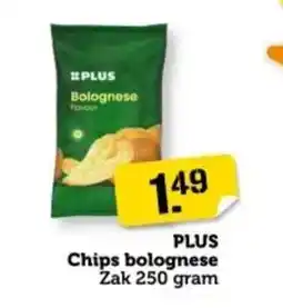 Coop PLUS Chips bolognese aanbieding