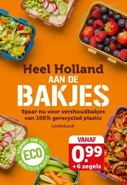 Coop Heel Holland AAN DE BAKJES aanbieding