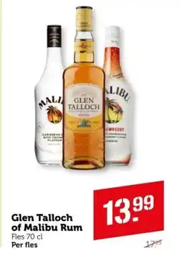 Coop Glen Talloch of Malibu Rum aanbieding