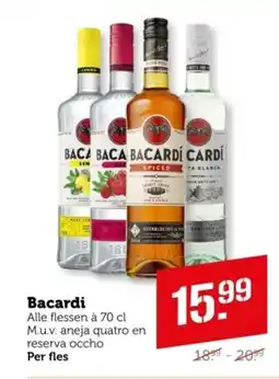 Coop Bacardi aanbieding