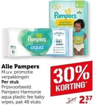 Coop Alle Pampers aanbieding