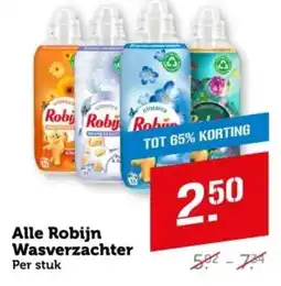 Coop Alle Robijn Wasverzachter aanbieding