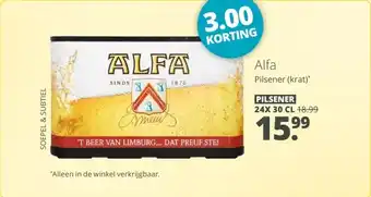 Mitra Alfa aanbieding