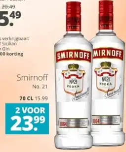 Mitra Smirnoff mirnoff aanbieding