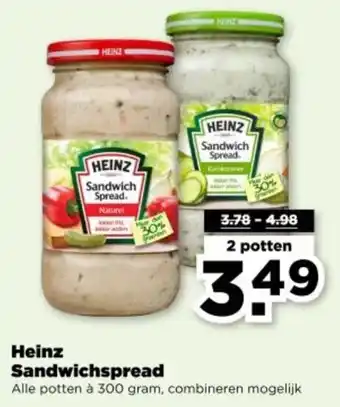 PLUS Heinz Sandwichspread aanbieding