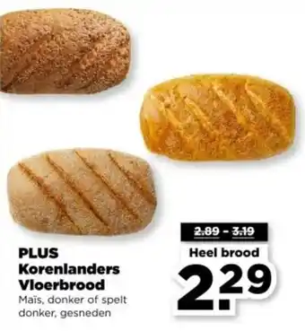 PLUS PLUS Korenlanders Vloerbrood aanbieding