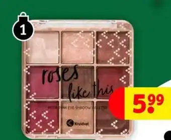 Kruidvat Eyeshadow palette aanbieding