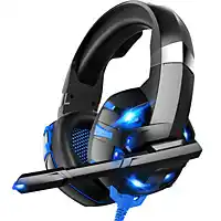 Bol.com Strex Gaming Headset met Microfoon Blauw - PC + PS4 + PS5 + Xbox One + Xbox Series aanbieding