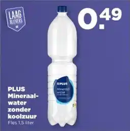 PLUS PLUS Mineraalwater zonder koolzuur aanbieding