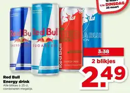 PLUS Red Bull Energy drink aanbieding