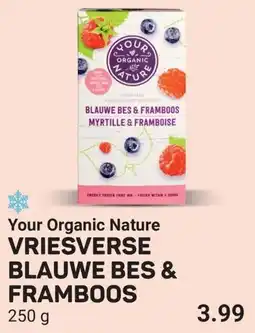 Ekoplaza Your Organic Nature Vriesverse blauwe bes & framboos aanbieding