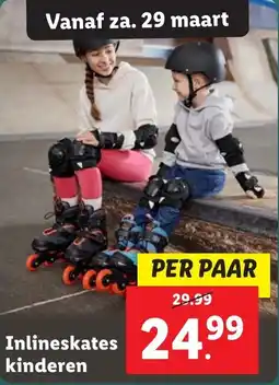 Lidl Inlineskates kinderen aanbieding