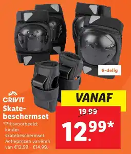 Lidl Crivit Skatebeschermset aanbieding